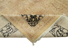 Tebriz Beige Classic Cotton Wool Handmade Area Rug 10'1'' x 13'10''