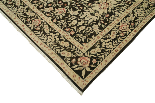 Tebriz Beige Classic Cotton Wool Handmade Area Rug 11'10'' x 13'8''