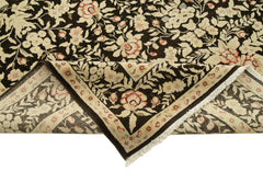 Tebriz Beige Classic Cotton Wool Handmade Area Rug 11'10'' x 13'8''