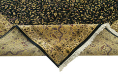 Tebriz Yellow Classic Cotton Wool Handmade Area Rug 9'9'' x 13'11''