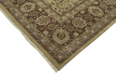 Tebriz Yellow Classic Cotton Wool Handmade Area Rug 11'2'' x 17'11''