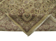 Tebriz Yellow Classic Cotton Wool Handmade Area Rug 11'2'' x 17'11''