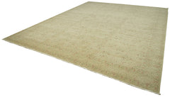 Handmade Area Rug - Tebriz Beige Classic Cotton Wool Rug 12'0'' x 15'1'' by Agacan