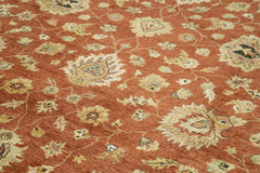 Handmade Area Rug – Classic Beige Turkish Hand Knotted Cotton Wool Carpet 12'x15'