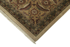 Tebriz Beige Classic Cotton Wool Handmade Area Rug 12'2'' x 17'3''