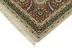 Tebriz Beige Classic Cotton Wool Handmade Area Rug 12'3'' x 14'11''