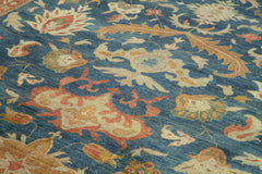 Tebriz Beige Classic Cotton Wool Handmade Area Rug 12'0'' x 17'5''