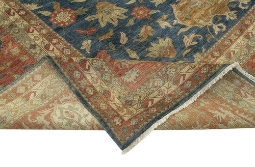 Tebriz Beige Classic Cotton Wool Handmade Area Rug 12'0'' x 17'5''