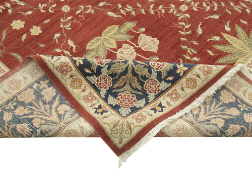 Tebriz Beige Classic Cotton Wool Handmade Area Rug 11'5'' x 16'6''