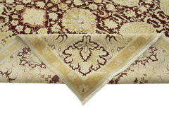 Tebriz Beige Classic Cotton Wool Handmade Area Rug 13'0'' x 18'9''