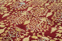 Tebriz Beige Classic Cotton Wool Handmade Area Rug 11'11'' x 15'5''