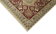 Tebriz Beige Classic Cotton Wool Handmade Area Rug 12'1'' x 15'1''