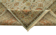 Tebriz Green Classic Cotton Wool Handmade Area Rug 11'11'' x 18'0''