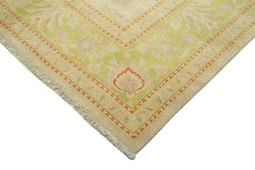 Tebriz Beige Classic Cotton Wool Handmade Area Rug 12'2'' x 17'5''