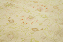 Tebriz Beige Classic Cotton Wool Handmade Area Rug 12'2'' x 17'5''