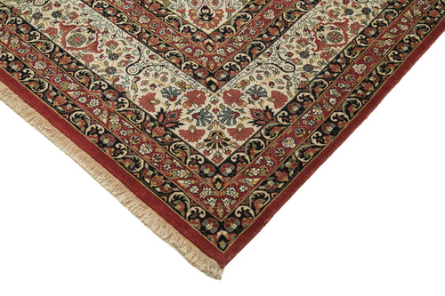 Tebriz Beige Classic Cotton Wool Handmade Area Rug 12'2'' x 18'0''