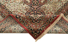 Tebriz Beige Classic Cotton Wool Handmade Area Rug 12'2'' x 18'0''