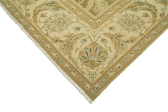 Tebriz Beige Classic Cotton Wool Handmade Area Rug 11'9'' x 15'10''