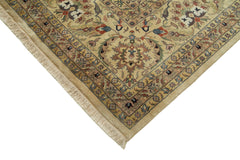 Tebriz Beige Classic Cotton Wool Handmade Area Rug 12'0'' x 14'11''