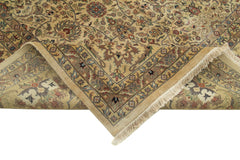 Tebriz Beige Classic Cotton Wool Handmade Area Rug 12'0'' x 14'11''