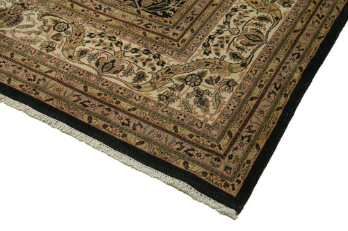 Tebriz Beige Classic Cotton Wool Handmade Area Rug 11'10'' x 17'10''