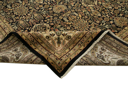 Tebriz Beige Classic Cotton Wool Handmade Area Rug 11'10'' x 17'10''