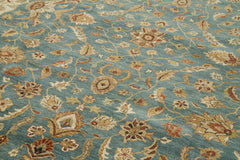 Tebriz Beige Classic Cotton Wool Handmade Area Rug 11'11'' x 17'11''