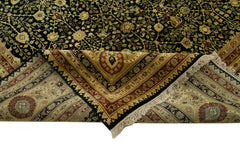 Tebriz Yellow Classic Cotton Wool Handmade Area Rug 11'9'' x 17'9''