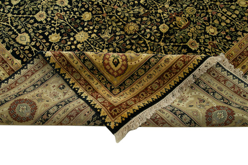 Tebriz Yellow Classic Cotton Wool Handmade Area Rug 11'9'' x 17'9''