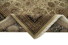 Tebriz Beige Classic Cotton Wool Handmade Area Rug 11'9'' x 17'11''