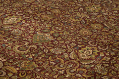 Tebriz Red Classic Cotton Wool Handmade Area Rug 12'3'' x 15'2''