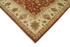 Tebriz Beige Classic Cotton Wool Handmade Area Rug 11'10'' x 18'4''