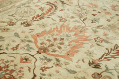 Tebriz Beige Classic Cotton Wool Handmade Area Rug 11'10'' x 18'0''