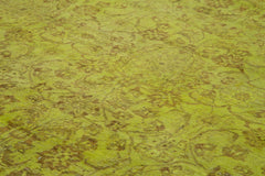 Tebriz Yellow Classic Cotton Wool Handmade Area Rug 13'7'' x 18'6''