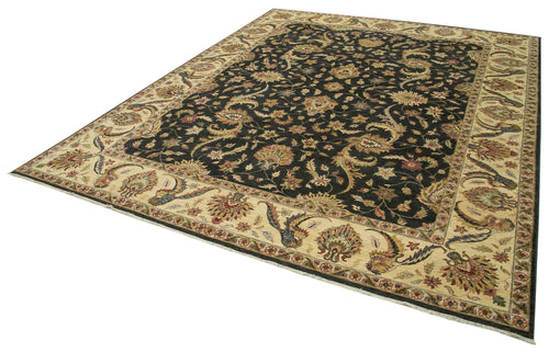 Tebriz Beige Classic Cotton Wool Handmade Area Rug 11'11'' x 14'9''