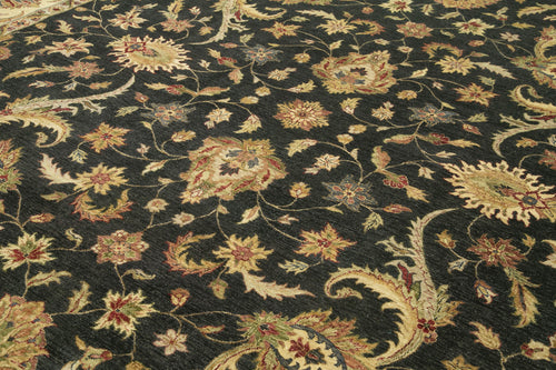 Tebriz Beige Classic Cotton Wool Handmade Area Rug 11'11'' x 14'9''