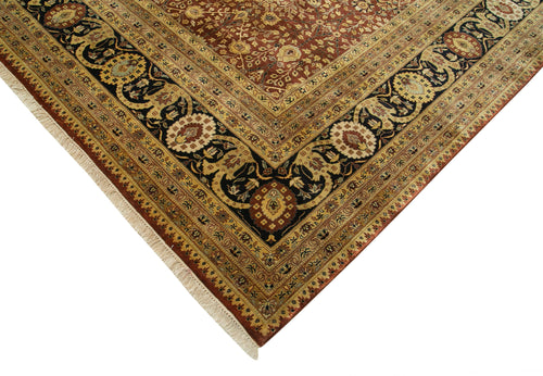 Tebriz Beige Classic Cotton Wool Handmade Area Rug 11'10'' x 17'11''