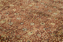 Tebriz Beige Classic Cotton Wool Handmade Area Rug 11'10'' x 17'11''