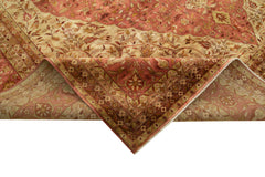 Tebriz Red Classic Cotton Wool Handmade Area Rug 11'6'' x 17'5''