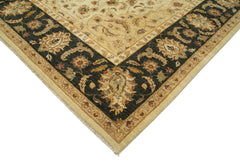 Tebriz Beige Classic Cotton Wool Handmade Area Rug 12'0'' x 14'8''