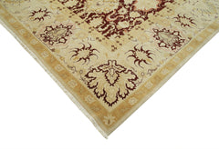 Tebriz Beige Classic Cotton Wool Handmade Area Rug 12'0'' x 14'8''