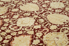 Tebriz Beige Classic Cotton Wool Handmade Area Rug 12'0'' x 14'8''