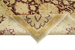 Tebriz Beige Classic Cotton Wool Handmade Area Rug 12'0'' x 14'8''