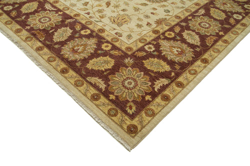 Tebriz Beige Classic Cotton Wool Handmade Area Rug 13'11'' x 20'4''