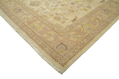 Tebriz Beige Classic Cotton Wool Handmade Area Rug 12'0'' x 18'4''