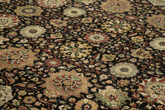 Tebriz Brown Classic Cotton Wool Handmade Area Rug 12'0'' x 14'7''