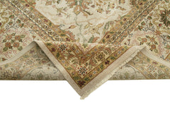 Tebriz Beige Classic Cotton Wool Handmade Area Rug 13'0'' x 17'1''