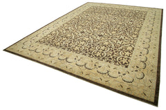 Tebriz Beige Classic Cotton Wool Handmade Area Rug 13'3'' x 18'2''
