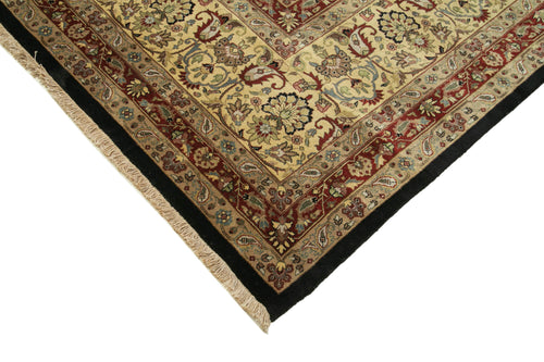 Tebriz Beige Classic Cotton Wool Handmade Area Rug 12'0'' x 15'0''