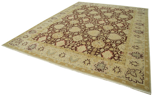Tebriz Beige Classic Cotton Wool Handmade Area Rug 13'0'' x 17'7''